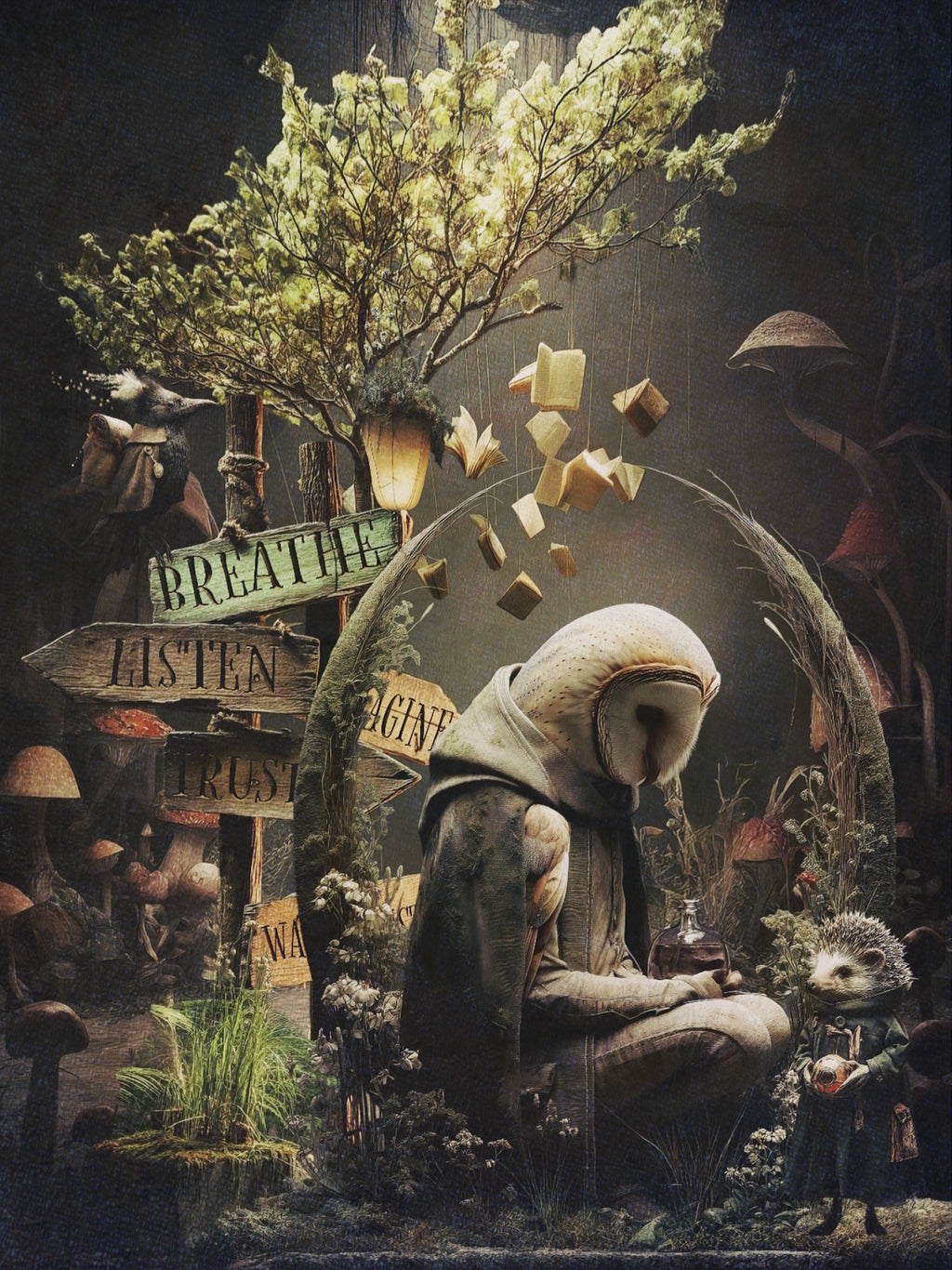 IMAGINE WANDERLUST 12" X 16" Acrylic Print