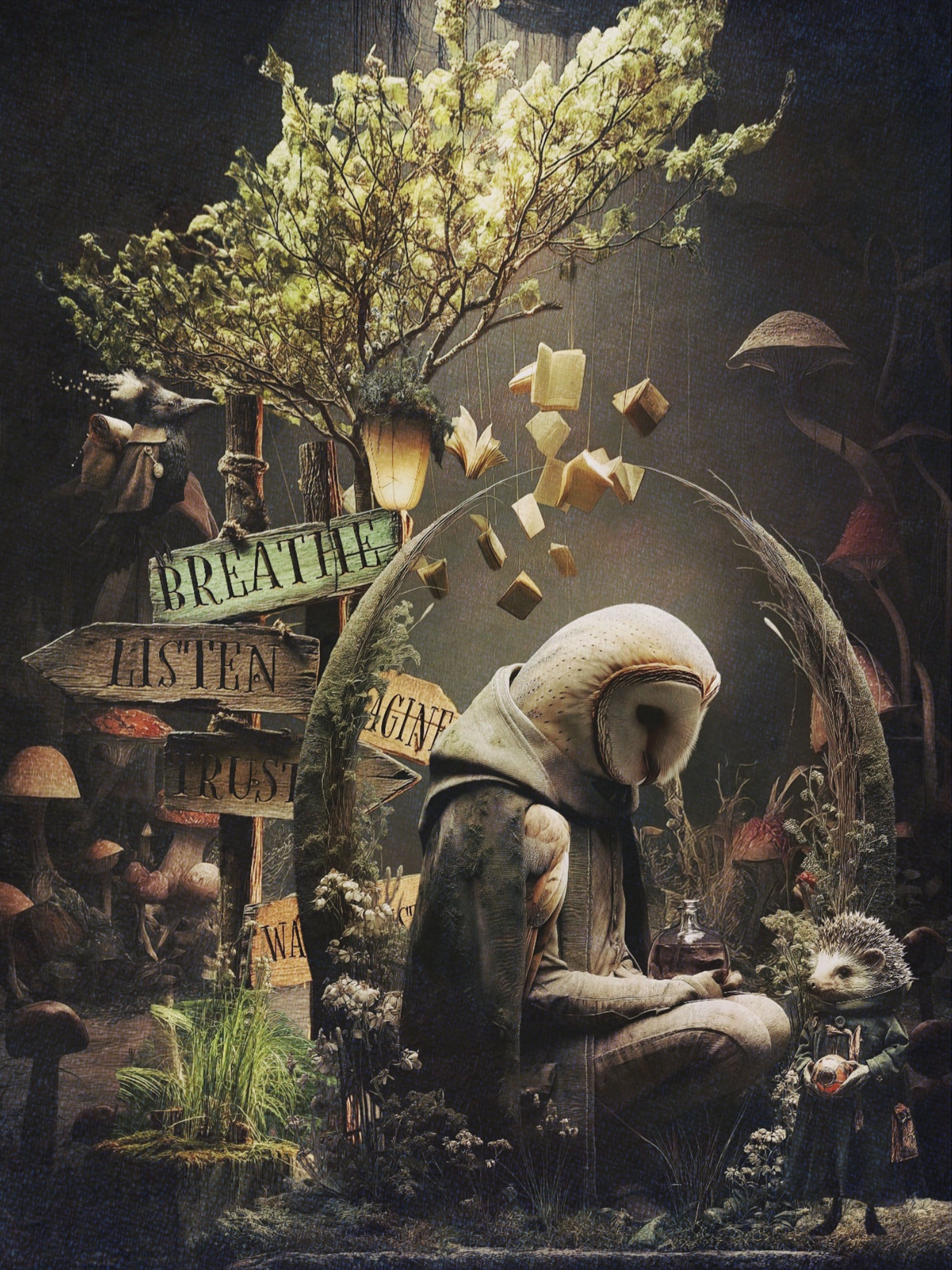 IMAGINE WANDERLUST 12" X 16" Acrylic Print